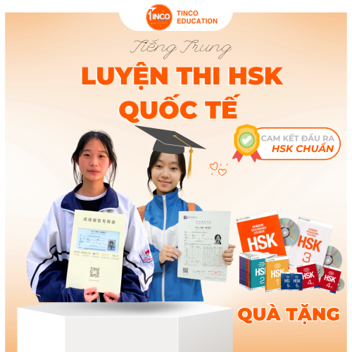 KHÓA HỌC LUYỆN THI CHỨNG CHỈ HSK QUỐC TẾ